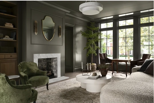 Black Home Interior