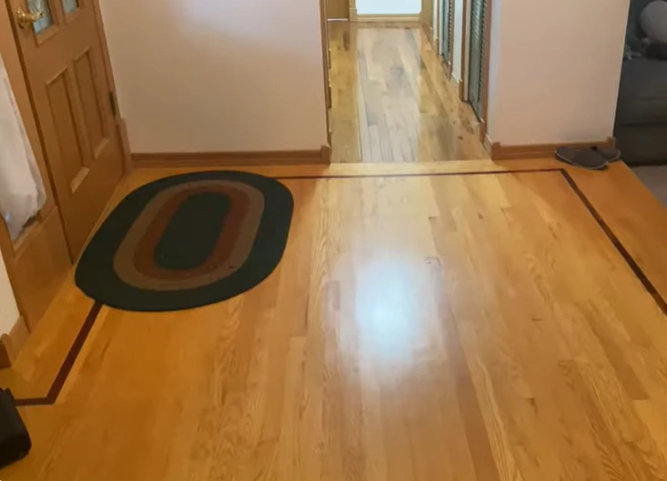 Our Work on Hardwood Floor